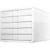 HAN Schubladenbox iBox weiß 1551-12, DIN C4 mit 5 Schubladen