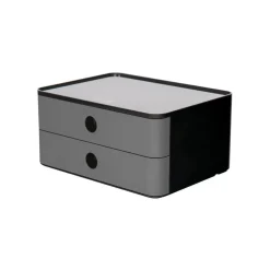 HAN Schubladenbox Smart Box ALLISON granite grey 1120-19, DIN A5 mit 2 Schubladen