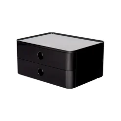 HAN Schubladenbox Smart Box ALLISON schwarz 1120-13, DIN A5 mit 2 Schubladen