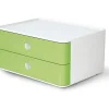 HAN Schubladenbox Smart Box ALLISON grün 1120-80, DIN A5 mit 2 Schubladen