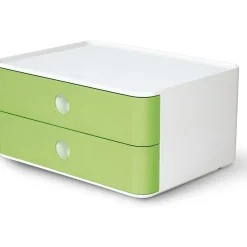 HAN Schubladenbox Smart Box ALLISON grün 1120-80, DIN A5 mit 2 Schubladen