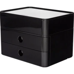 HAN Schubladenbox Smart Box plus ALLISON schwarz 1100-13, DIN A5 mit 3 Schubladen