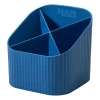 HAN Stiftehalter KARMA blau Polystyrol 4 Fächer 11,1 x 11,1 x 10,5 cm