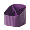 HAN Stiftehalter X-LOOP lila 100% Recyclingmaterial 4 Fächer 11,1 x 12,1 x 10,6 cm