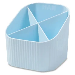 HAN Stiftehalter X-LOOP pastellblau Kunststoff 4 Fächer 11,1 x 11,1 x 10,5 cm