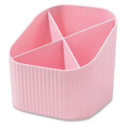 HAN Stiftehalter X-LOOP pastellrosa Kunststoff 4 Fächer 11,1 x 11,1 x 10,5 cm