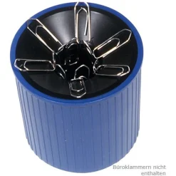 Helit Klammernspender Linear, aus Polystyrol, blau
