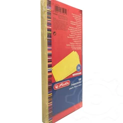 Herlitz Trennstreifen, für DIN A4, Manila-Karton, gelb