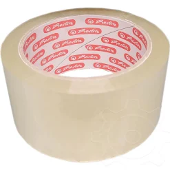 Herlitz Verpackungsklebeband, 50 mm x 66 m, transparent, PP
