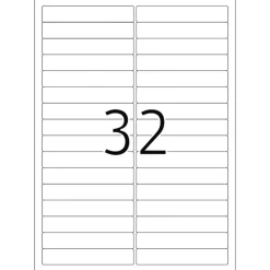 Herma 4209 ablösbar Universal-Etiketten 9.6x1.69 cm (25 Blatt (800 Etiketten))
