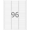 Herma 4202 ablösbar Universal-Etiketten 6.35x8.5 cm (25 Blatt (2400 Etiketten))