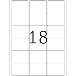 Herma 4265 Adressetiketten 6.35x4.66 cm (100 Blatt (1800 Etiketten))