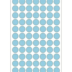 Herma 2233 blau rund Vielzwecketiketten 1.3x1.3 cm (32 Blatt (2464 Etiketten))