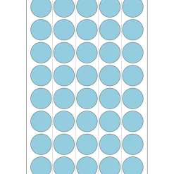 Herma 2253 blau rund Vielzwecketiketten 1.9x1.9 cm (32 Blatt (1280 Etiketten))