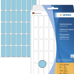 Herma 2353 blau Vielzwecketiketten 1.2x3 cm (32 Blatt (1120 Etiketten))