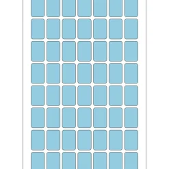 Herma 2343 blau Vielzwecketiketten 1.2x1.8 cm (32 Blatt (1792 Etiketten))