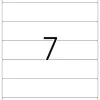 Herma 5094 blickdicht gruen Ordneretiketten 19.2x3.8 cm (20 Blatt (140 Etiketten))