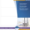 Herma 8621 blickdicht Ordneretiketten 19.2x6.1 cm (10 Blatt (40 Etiketten))