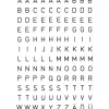 Herma Buchstaben-Sticker A-Z, Folie schwarz, 5 mm hoch