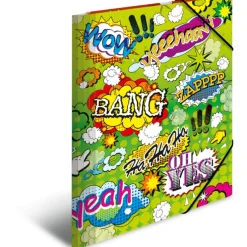 HERMA Eckspannermappe "Comics", PP, DIN A4