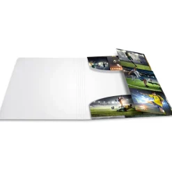 HERMA Eckspannermappe "Football", aus PP, DIN A3