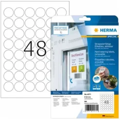 Herma Folien-Etiketten SPECIAL, Durchmesser: 30 mm, ablösbar