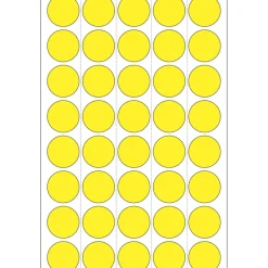 Herma 2251 gelb rund Vielzwecketiketten 1.9x1.9 cm (32 Blatt (1280 Etiketten))