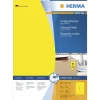 Herma 4401 gelb Universal-Etiketten 21.0x29.7 cm (100 Blatt (100 Etiketten))