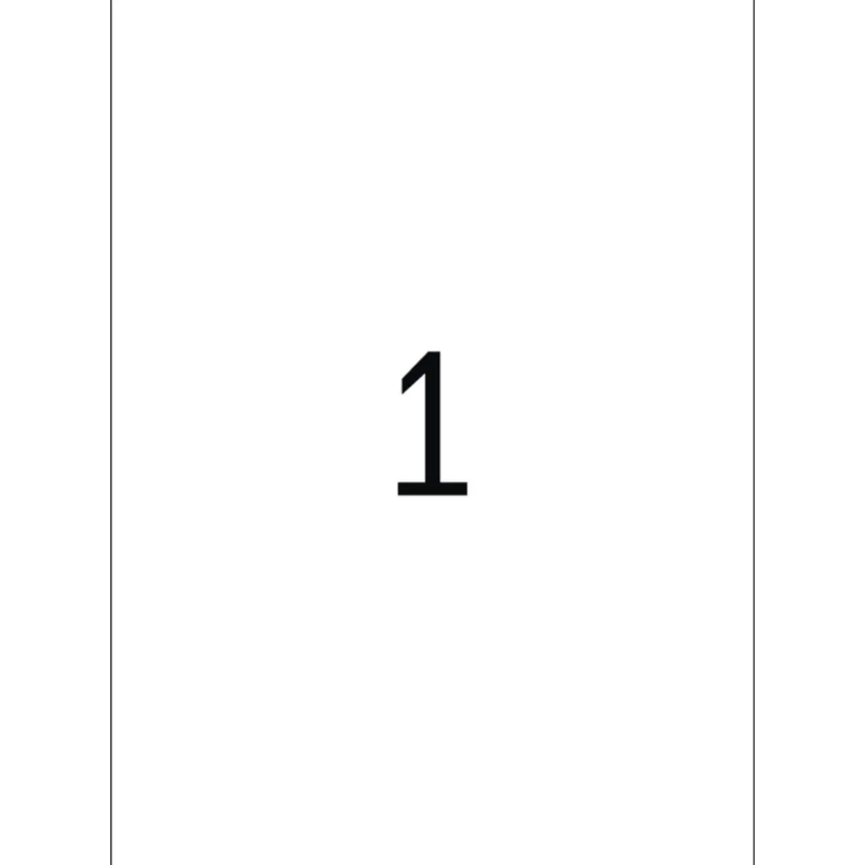 Herma 4401 gelb Universal-Etiketten 21.0x29.7 cm (100 Blatt (100 Etiketten))