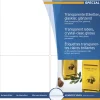 Herma 8019 glasklar Universal-Etiketten 9.91x1.39 cm (25 Blatt (100 Etiketten))