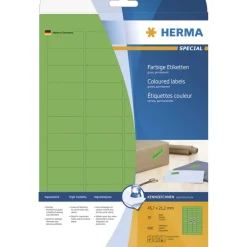 Herma 4369 grün Universal-Etiketten 4.57x2.12 cm (20 Blatt (960 Etiketten))