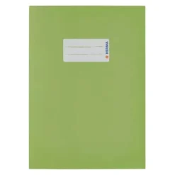 HERMA Heftumschlag glatt grasgrün Papier DIN A5