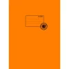 HERMA Heftumschlag glatt orange Papier DIN A4
