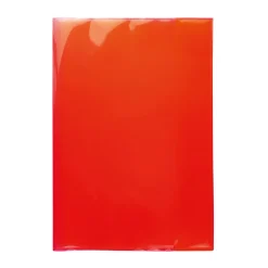 HERMA Heftumschlag PLUS transparent/rot DIN A4