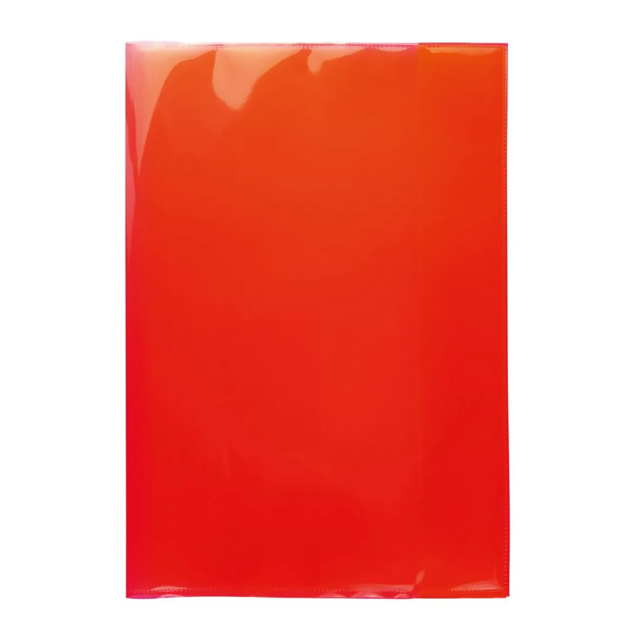 HERMA Heftumschlag PLUS transparent/rot DIN A4