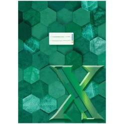 HERMA Heftumschlag "X" dunkelgrün Papier DIN A4