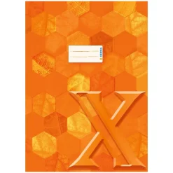 HERMA Heftumschlag "X" orange Papier DIN A4