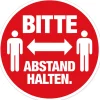 Herma Hinweisetiketten Abstand rot/weiss Text/Pict. 5St.
