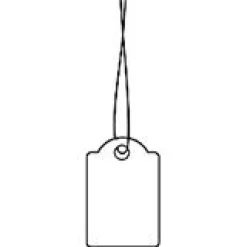 Herma 6932 Hängeetiketten mit weißem Faden 1.5x2.4 cm (1000 Stück)