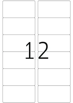 Herma 8842 Inkjet-Etiketten 8.89x4.66 cm (25 Blatt (300 Etiketten))