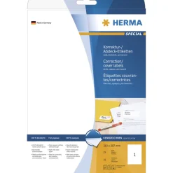 Herma 4230 Korrektur-Etiketten 21.0x29.7 cm (25 Blatt (25 Etiketten))