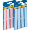 HERMA Namensetiketten 54 x 19 mm, Acetat-Seide, roter Rand