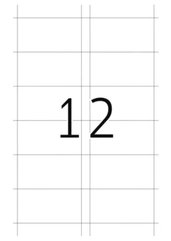 Herma 9010 nicht klebend Namensetiketten 4x7.5 cm (25 Blatt (300 Etiketten))