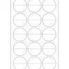 Herma 2279 perforiert Verschlussetiketten 3.2x3.2 cm (16 Blatt (240Etiketten))