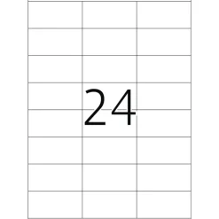 Herma 4429 Premium Universal-Etiketten 7x3.5 cm (100 Blatt (2400 Etiketten))