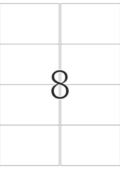Herma 10312 repositionierbar blickdicht Adressetiketten 9.91x6.67 cm (100 Blatt (800 Etiketten))