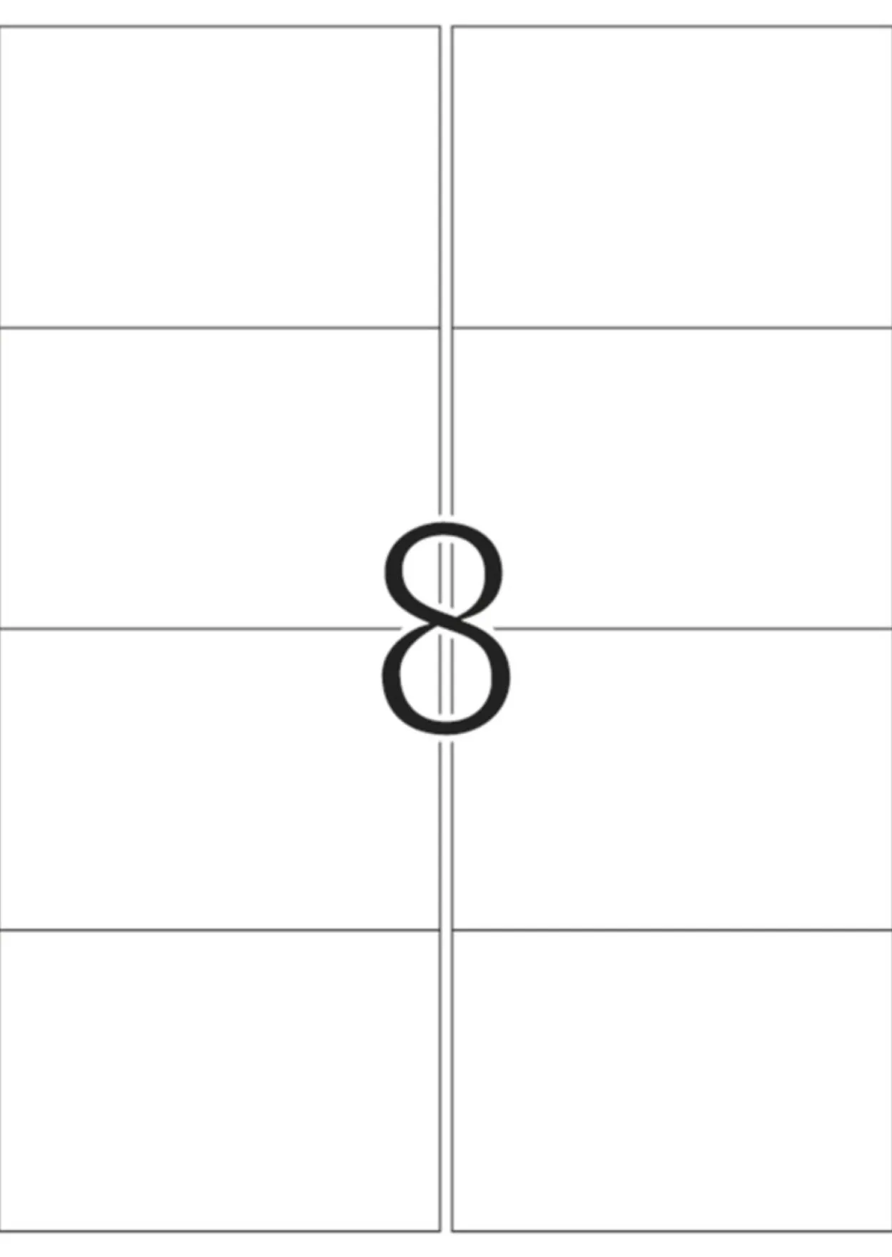 Herma 10312 repositionierbar blickdicht Adressetiketten 9.91x6.67 cm (100 Blatt (800 Etiketten))