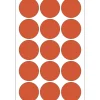 Herma 2272 rot rund Vielzwecketiketten 3.2x3.2 cm (32 Blatt (480 Etiketten))