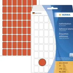 Herma 2342 rot Vielzwecketiketten 1.2x1.8 cm (32 Blatt (1792 Etiketten))
