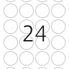 Herma 5066 rund ablösbar Universal-Etiketten 4x4 cm (25 Blatt (600 Etiketten))